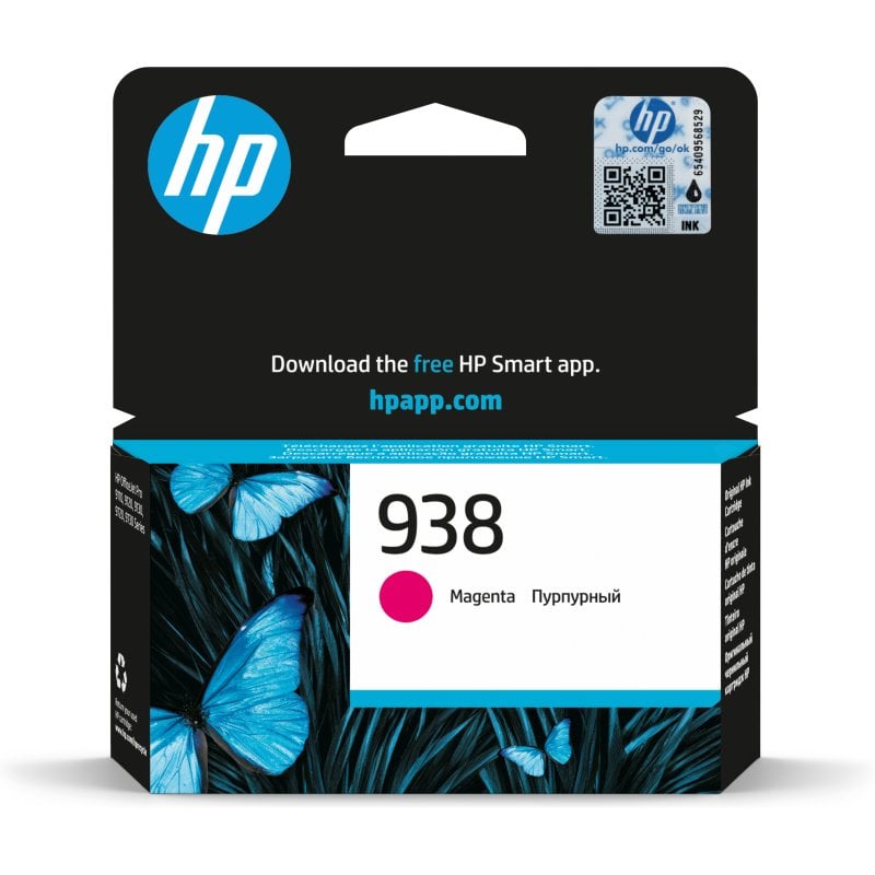 Cartucho de tinta original magenta HP 938
