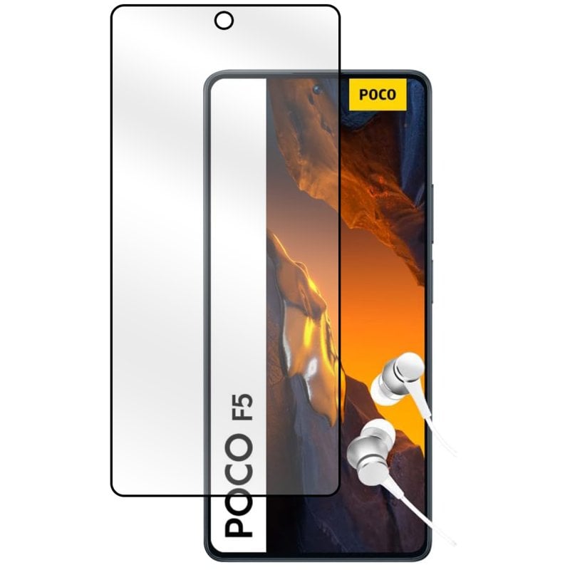 PcCom Essential Protector Cristal Templado 3D para POCO F5 5G