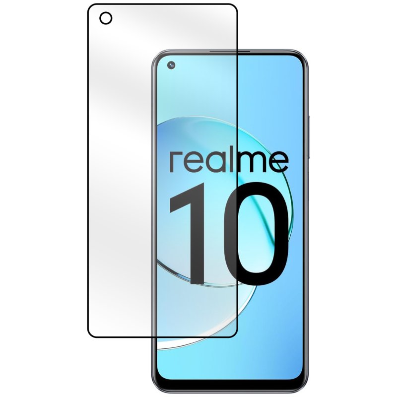 Image of Pellicola protettiva in vetro temperato 3D PcCom Essential per Realme 10 AMOLED