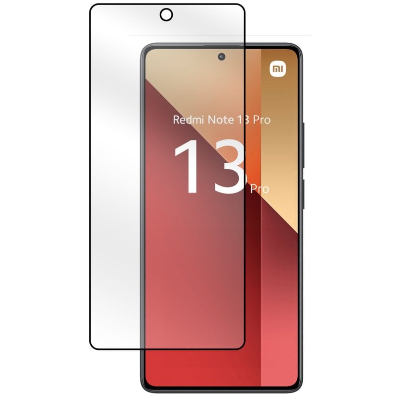 PcCom Essential Protector Cristal Templado 3D para Xiaomi Redmi Note 13 Pro