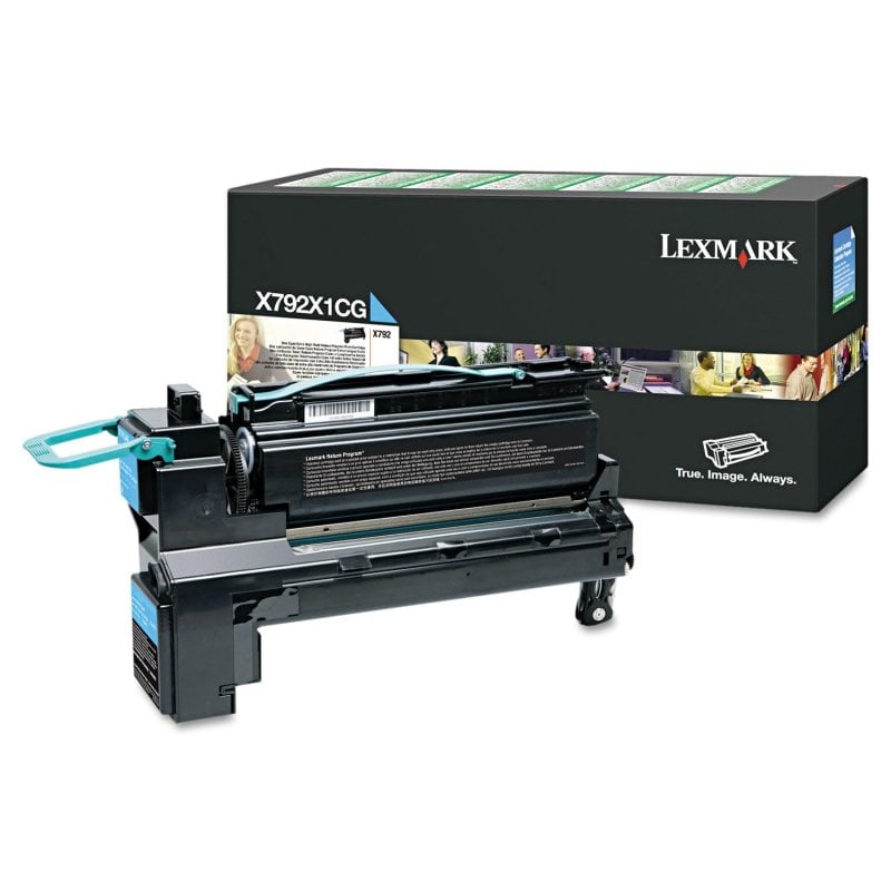 Lexmark Cyan X792X1CG - vue 4