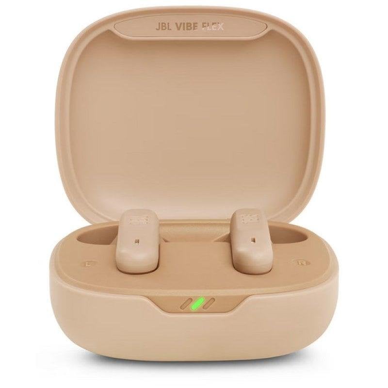 Écouteurs JBL Vibe Flex Bluetooth True Wireless Beige avec réduction active du bruit