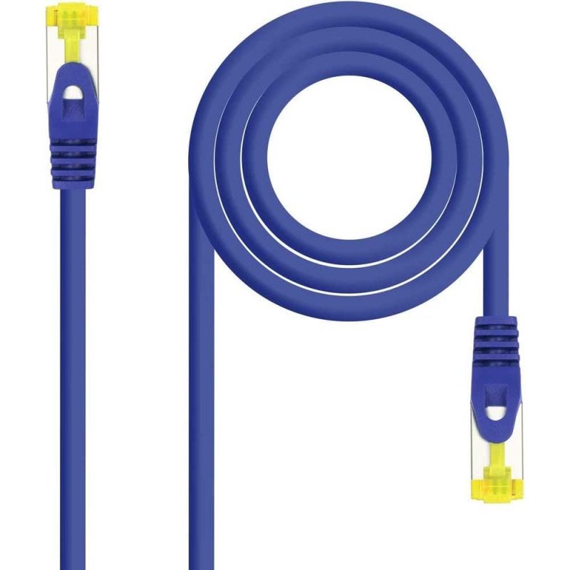 Image of Cavo di rete Ethernet Nanocable RJ45 LSZH Cat.6a SFTP AWG26 100% rame blu