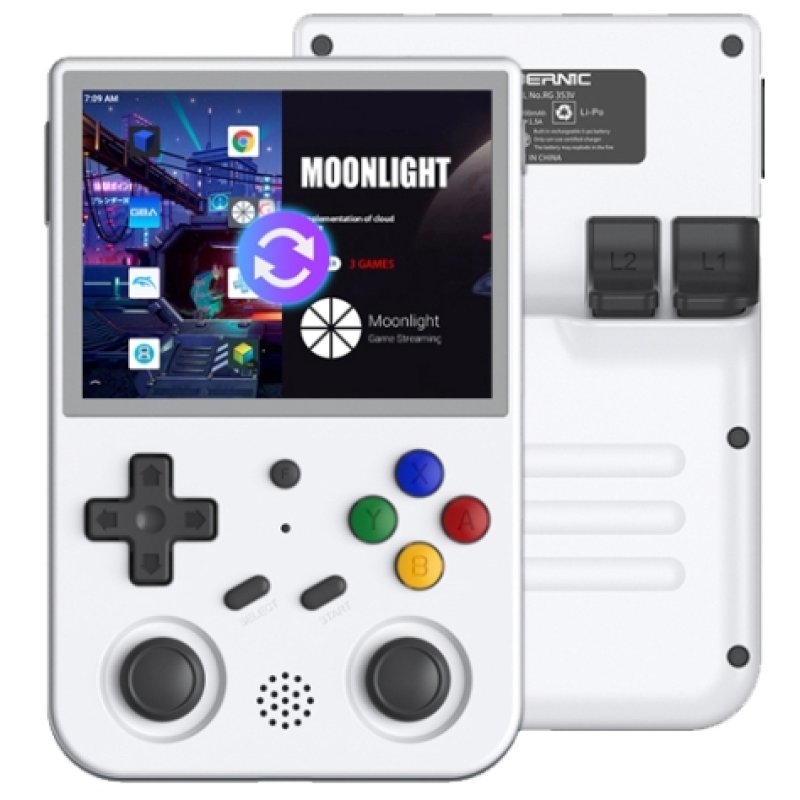 Console Rétro Classique Jeu Portable de Poche 800 Intégré 4.3 Pouces Jeux Black RA222 - Console rétrogaming - Achat & prix
