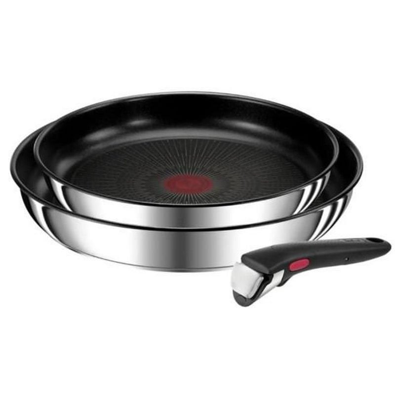 Image of Tefal Ingenio Emotion Set 2 Padelle In Alluminio 22/26cm + 1 Maniglia Adatte Per Induzione