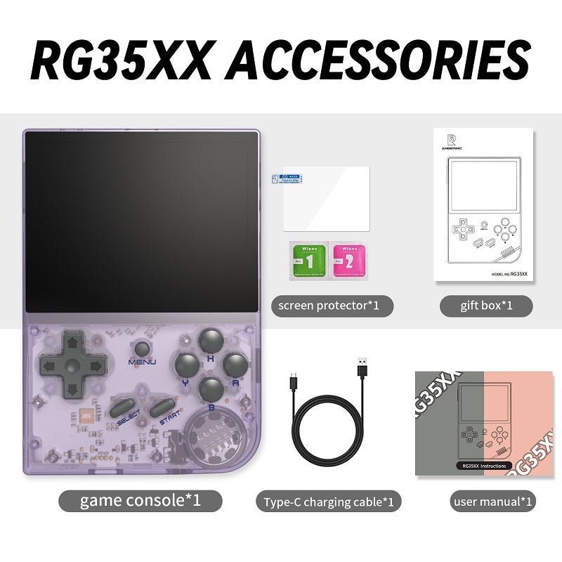 Console di gioco portatile, schermo IPS da 3,5 pollici, sistema