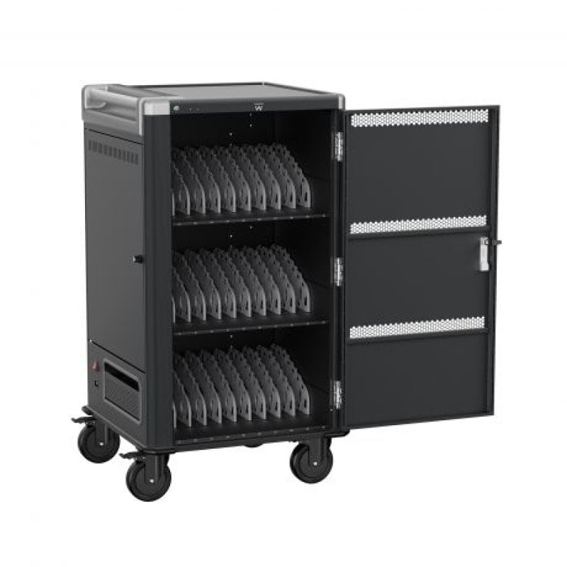 Image of Ewent EW1700 portable device management cart& cabinet Carrello per la gestione dei dispositivi portatili Nero, Grigio