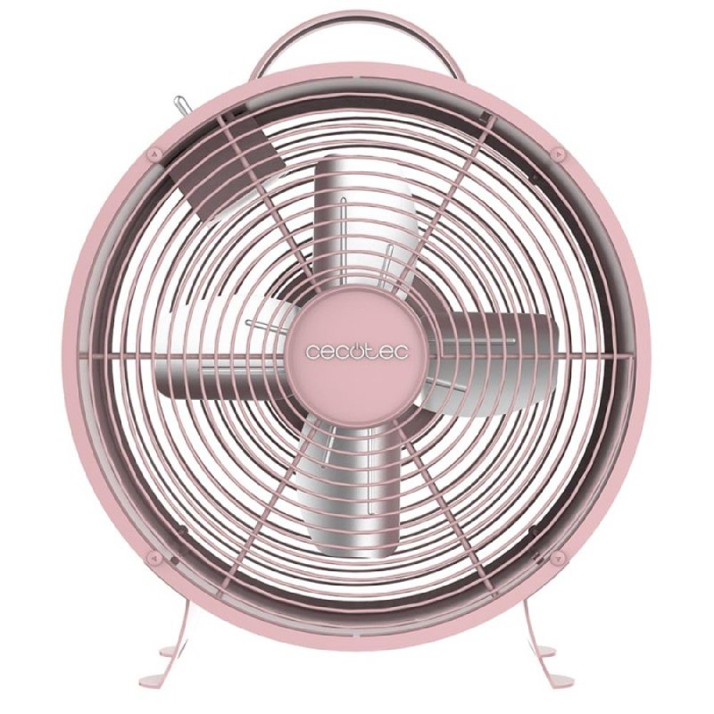 Image of Ventilatore da tavolo Cecotec EnergySilence 400 Retrodesk Rosa 25W Rosa