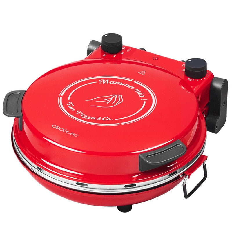 Image of Cecotec Fun Pizza&Co Mamma Mia Forno Elettrico Per Pizza 1200W Rosso