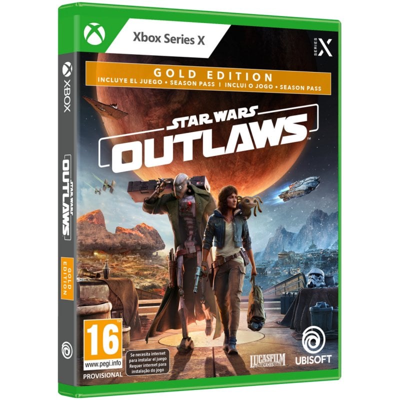 Image of Serie Xbox Star Wars Outlaws oro Edition