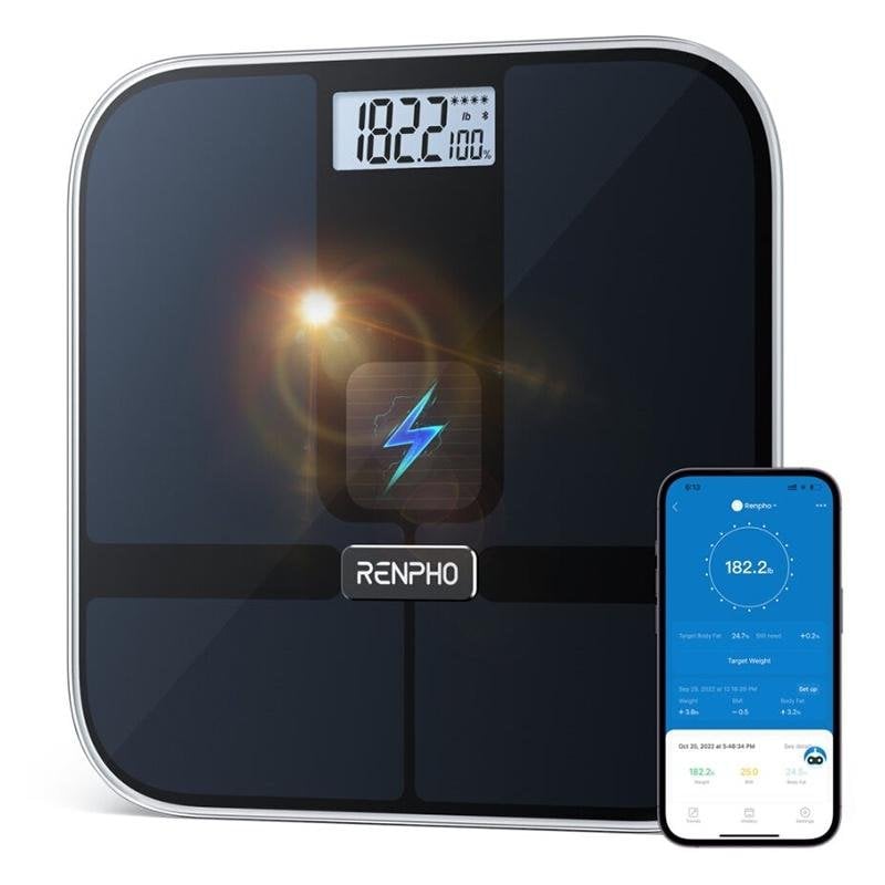 Renpho Elis Solar 2 Bathroom Scale Preto