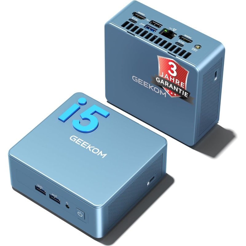Mini PC GEEKOM Mini IT12 Intel Core i5 DDR4 SSD Windows 11 Pro WiFi6E BT5.2