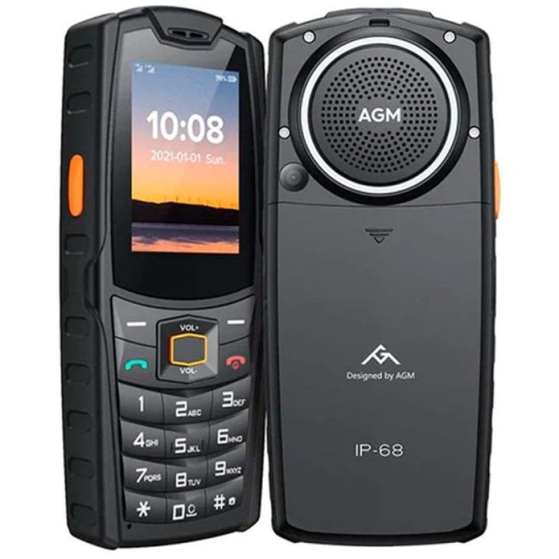 Image of AGM M6 Rugged Basic Phone per anziani, nero