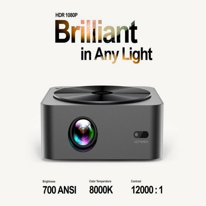 ULTIMEA Apollo P40 1080P プロジェクター本体 Ultimea Apollo P40 Proyector FullHD 1080p Nativo WiFi 700 ANSI