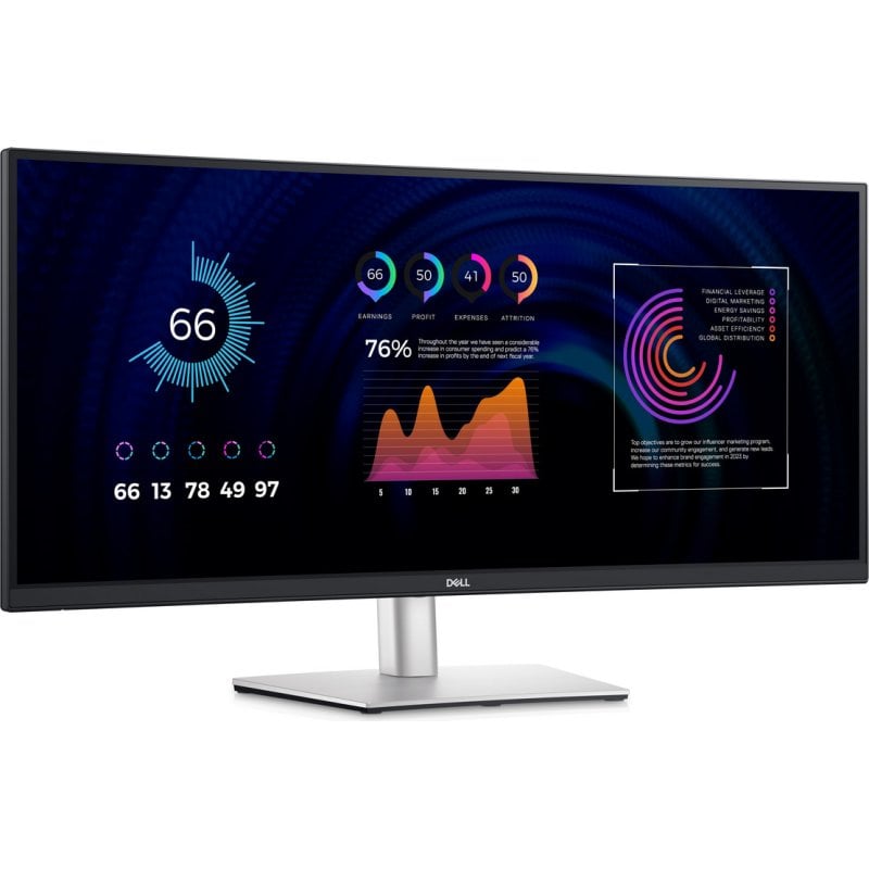 Image of MONITOR CURVO DELL P3424WE 34" UWQHD 60HZ