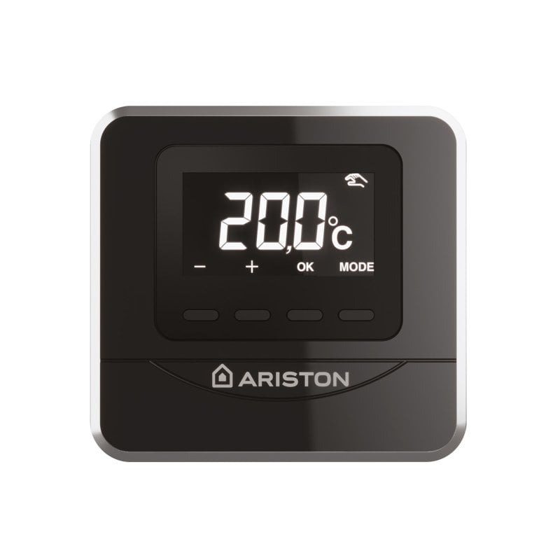 Image of Termostato intelligente Ariston Cube Nero compatibile con l'app Ariston Net