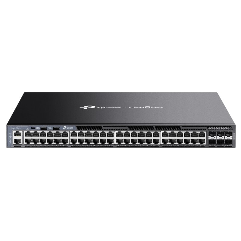 TP-Link Omada SG6654X Switch Gestionado L3 Gigabit 10G48P GIGABIT CON 6 SLOTS SFP+ 10G RACK 1U