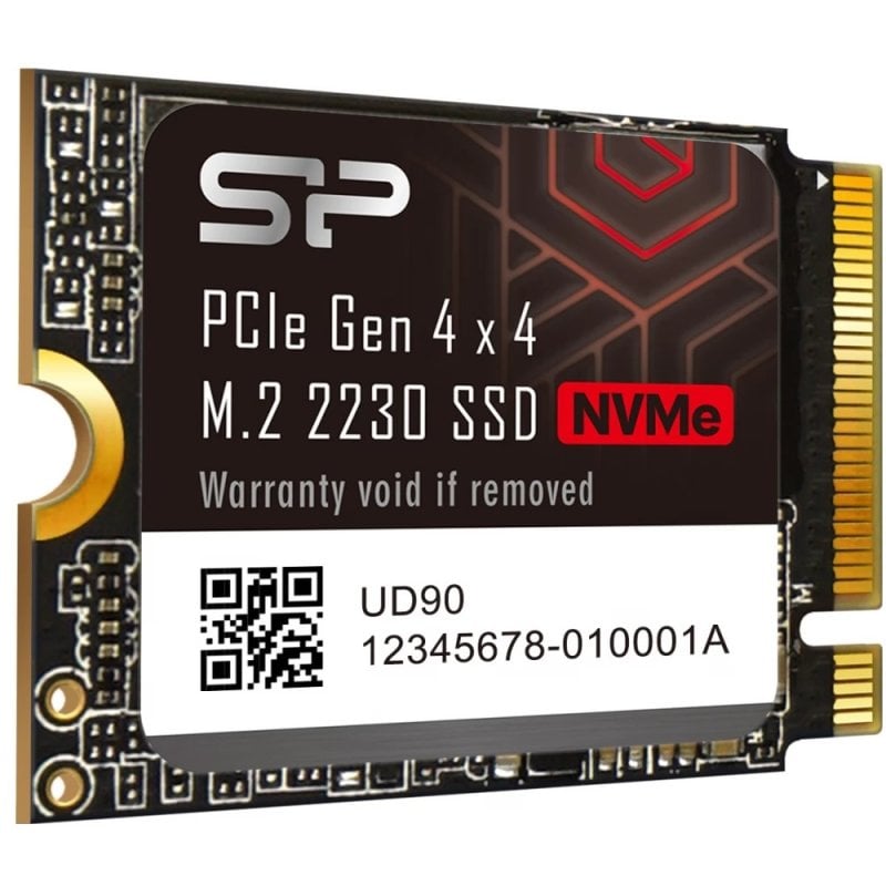 内蔵型SSD SiliconPower M.2 PCIe Gen4 SSD UD90 500G Disco Rígido Silicon Power UD90 500GB SSD M.2 PCIe Gen 4 NVMe 2230