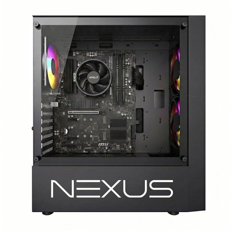 PC fisso Gaming AMD Ryzen 5 5500 16GB RAM RTX 5060 1TB SSD Windows 11 Pro Garanzia 3 anni