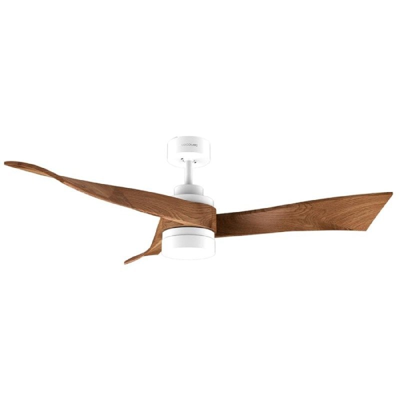 Image of Cecotec EnergySilence Aero 5280 Ventilatore da soffitto in legno scuro con luce 52" 40W Legno