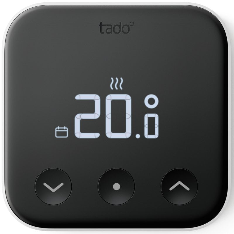 Tado X Termostato Smart com fio preto