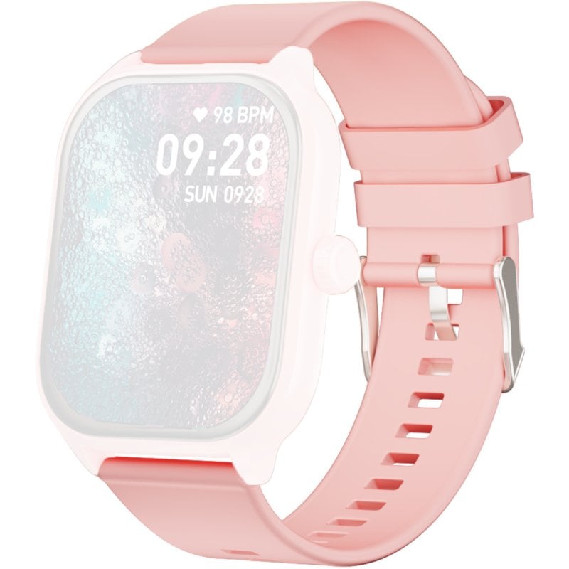 Image of Cinturino PcCom Essential Fit Max per Smartwatch Fit Max, in silicone rosa cod079