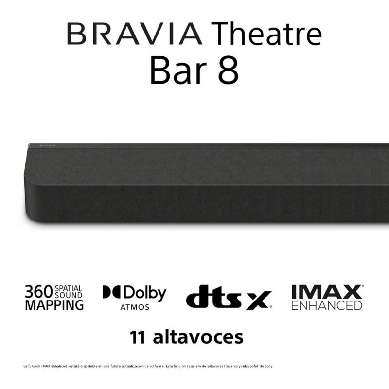 Sony BRAVIA Theatre BAR 8 HT-A8000 Barra de Som Bluetooth Dolby