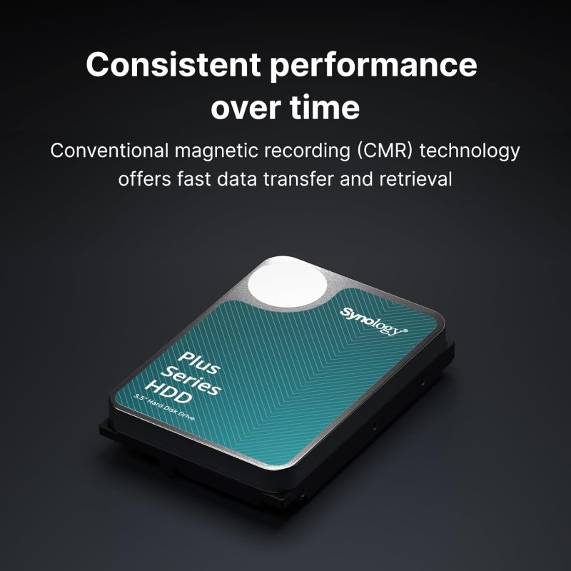 Disque Dur NAS Synology HAT3310-8T - 8 To SATA 3,5" 5400 Tr/min - Fiabilité 1 Million D'Heures - Pour Serveurs & Stockage