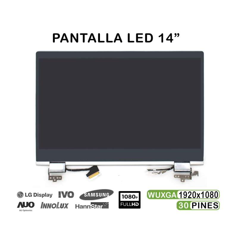 Image of Schermo LED completo da 14" per laptop HP Pavilion X360 14-cd 14m-cd