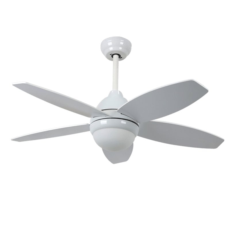 Bastilipo - Ventilador De Techo Con Mando A Distancia Y Luz Led, 60w, 107 Cm, Bali Blanco Led
