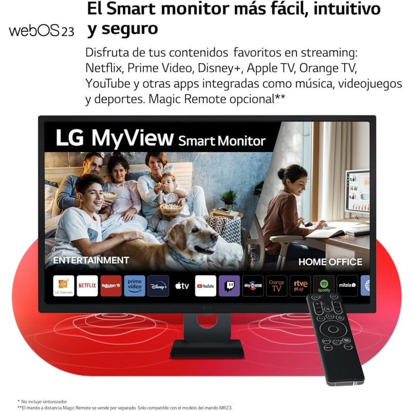 Monitor Monitor LG MyView Smart 27SR50F-B LCD IPS Full HD da