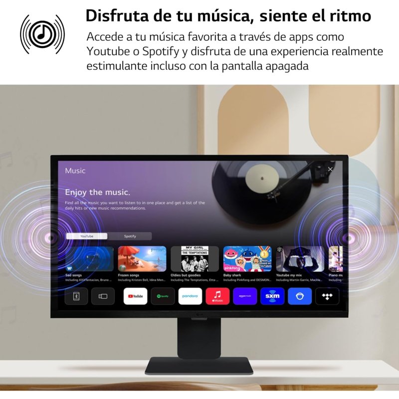 Monitor Monitor LG MyView Smart 27SR50F-B LCD IPS Full HD da 27