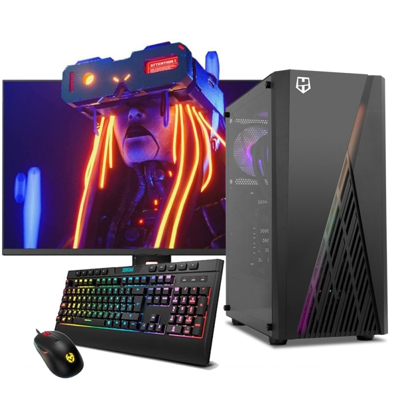 Neo-PC Delta Gaming AMD Ryzen 5 5600X/16GB/1TB SSD/RTX 3050 + Monitor 27' FullHD + Teclado y Ratón