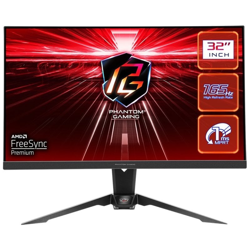 Image of Monitor LCD ASRock Phantom PG32QF2B da 31,5" VA QHD 165Hz FreeSync Premium