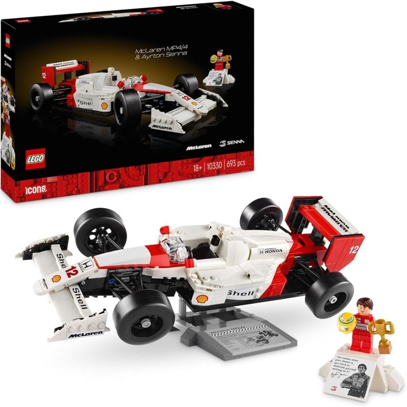 Image of Icone Lego McLaren MP4/4 e Ayrton Senna