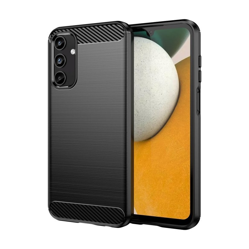 Image of Max Power Digital Carbon Fiber Antiurto Custodia in Silicone Nero per Samsung Galaxy A15