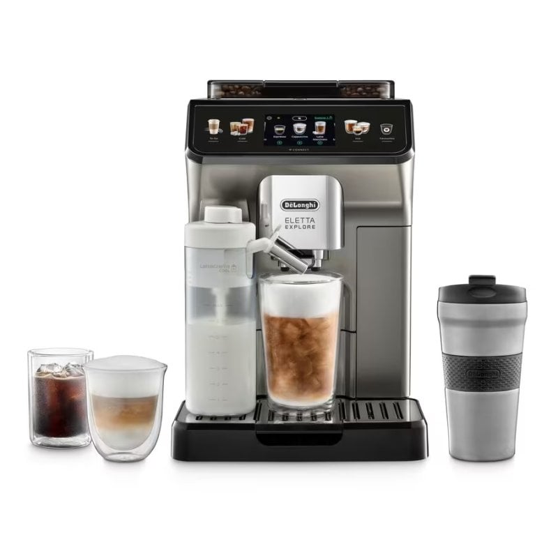 Image of De'Longhi ECAM450.86.T Macchina da caffè automatica combinata 1,8L in acciaio inossidabile cod079