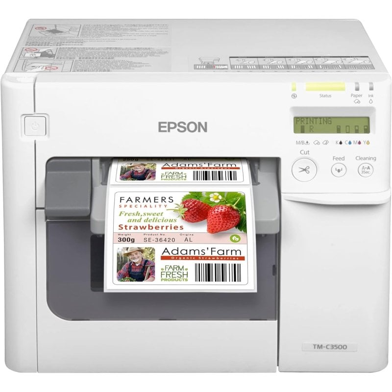 Image of Stampante per etichette USB a getto Inkjet a colori Epson TM-C3500 cod079