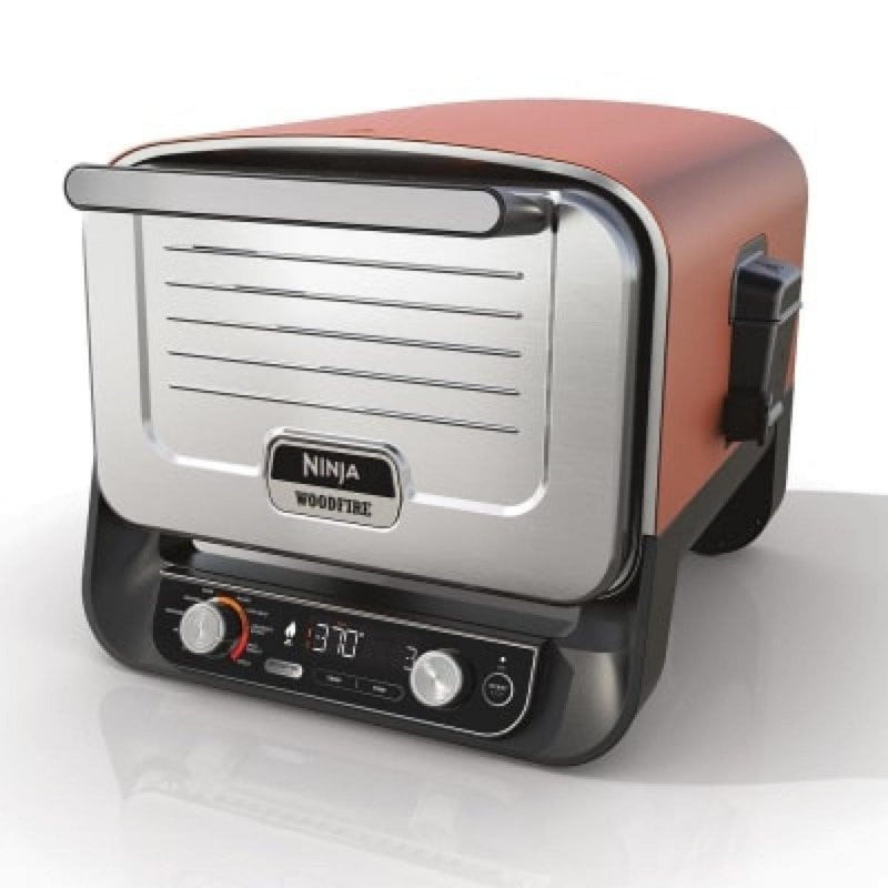 Barbecue Ninja OO101EU électrique charbon 2400 W pierre à pizza Woodfire noir rouge Barbecue Ninja OO101EU électrique charbon 2400 W pierre à pizza Woodfire noir rouge