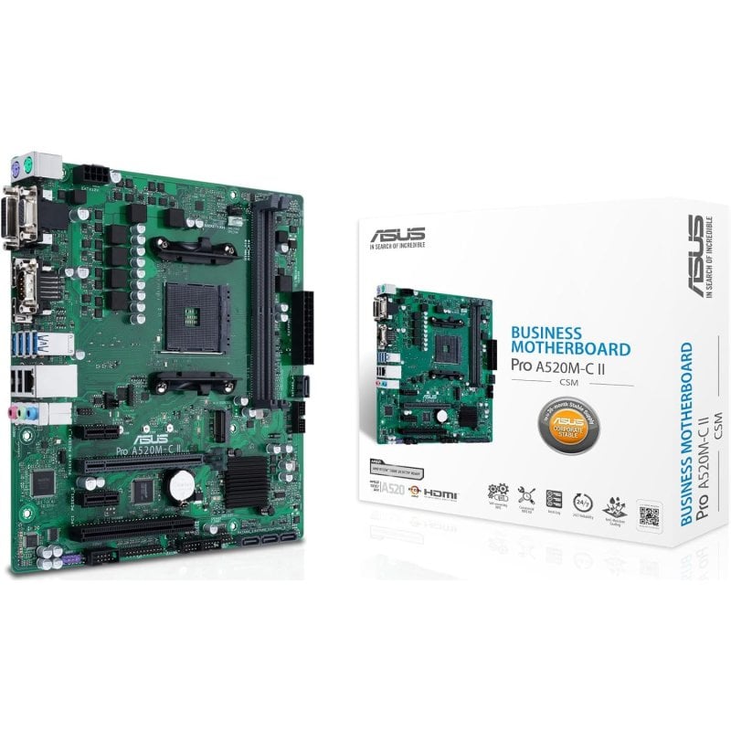 Image of Presa micro ATX ASUS PRO A520M-C II/CSM AMD A520 AM4