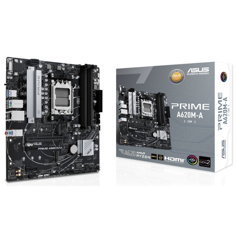 Image of ASUS PRIME A620M-A-CSM AMD A620 AM5 presa micro ATX