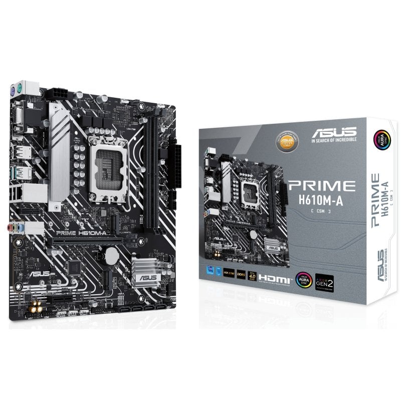 Image of ASUS PRIME H610M-A-CSM Intel H610 LGA 1700 microATX