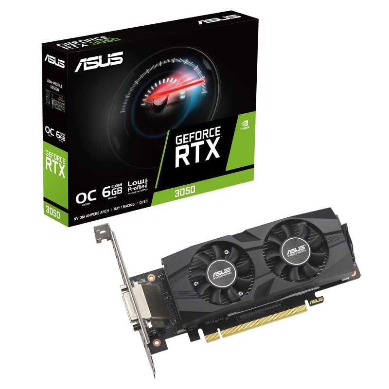 Image of ASUS GeForce RTX 3050 LP BRK OC Edizione NVIDIA 6 GB GDDR6