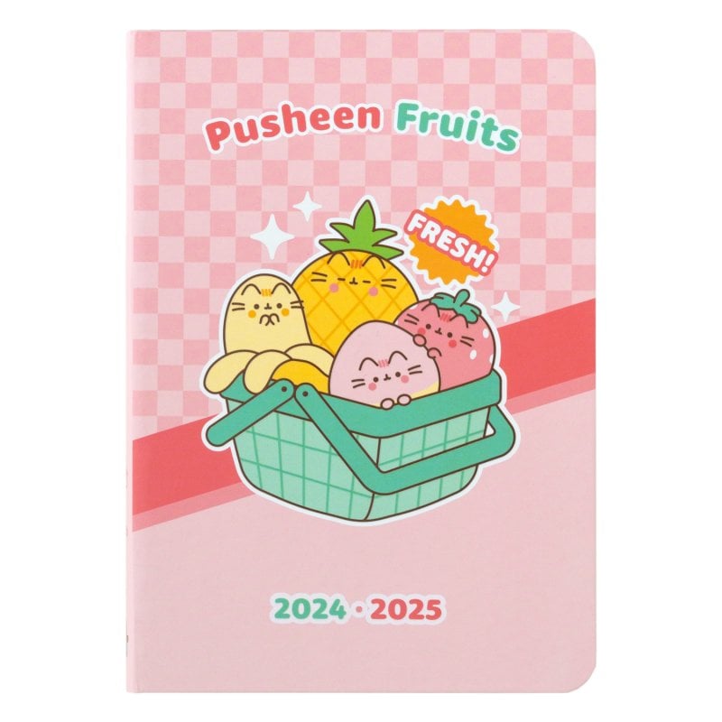 Erik Editores Agenda Escolar 2024/2025 Semana Vista Pocket 17 Meses Pusheen Fruits