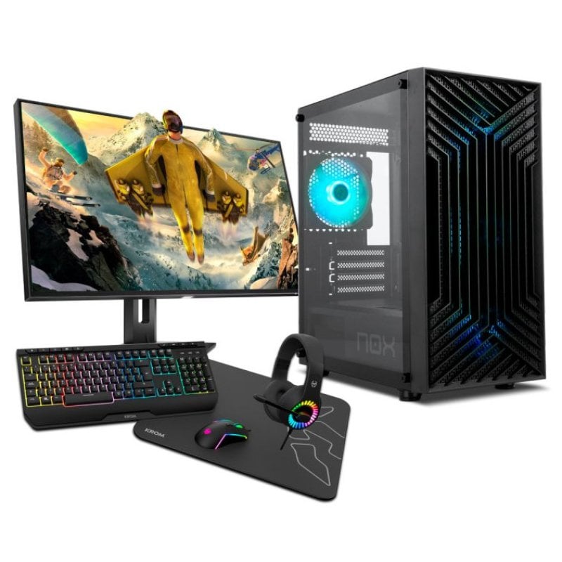 Image of PC Racing Top Gaming AMD Ryzen 7 8700G/32GB/2TB SSD + monitor FullHD da 27" + combo gaming