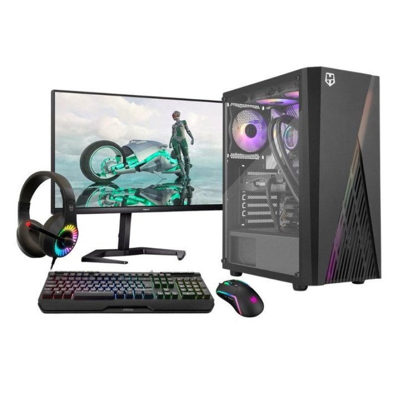 TrendingPC Kamino AMD Ryzen 7 8700G/32GB/1TB SSD + monitor de 24' + combo
