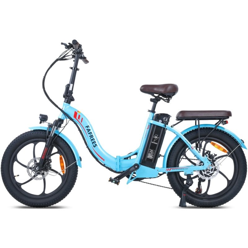 Image of Bicicletta elettrica Fafrees F20 Pro E-Bike 250w Autonomia 80km con Freni a Disco Lake Blue