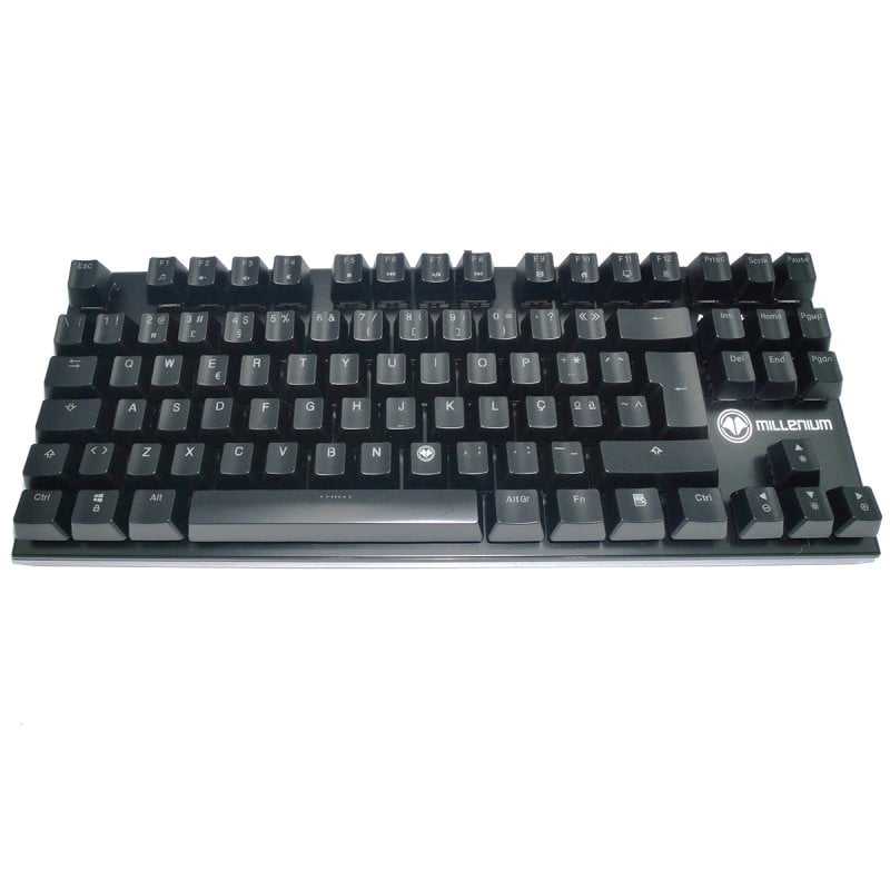 Millenium MT2MINIPT Teclado Mecânico TKL Gaming RGB Switch RED Preto (PT)