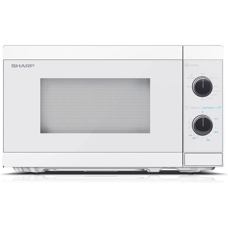 Image of Sharp YC-MG01E-C forno a microonde Superficie piana Microonde con grill 20 L 800 W Bianco