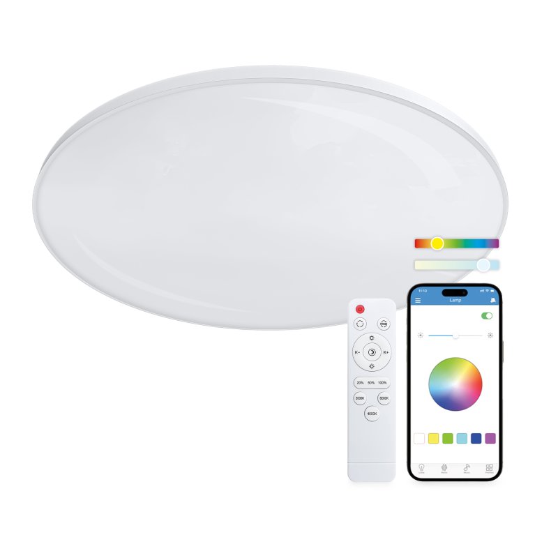 Image of Pannello Ksix Halo SmartLED RGB 47 cm 6.500 lumen 60 W Bianco